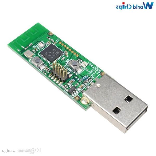 Circuits intégrés 5pcs sans fil Zigbee CC2531 Sniffer Bare Board Packet Protocole Analyseur Module USB Interface Dongle Tqkhx