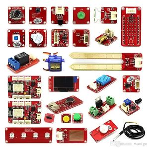 Geïntegreerde schakelingen ESP8266 NODEMCU IOT KIT DIY Smart Home Applicaties Draadloze ESP8266 WIFI-module met 27 soorten Crowtail-interface