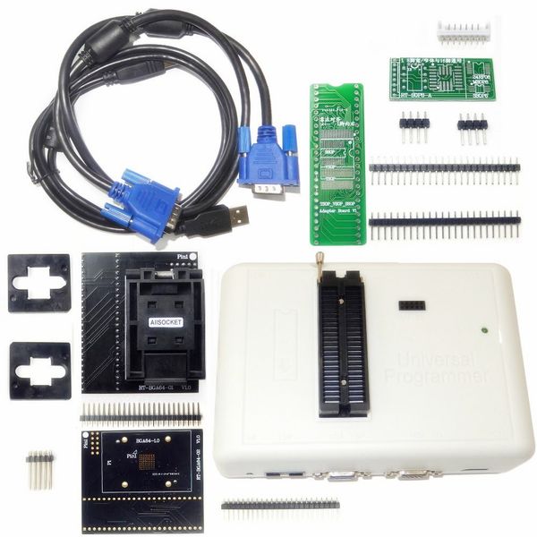 Circuitos integrados RT809H EMMC-NAND FLASH PROGRAMADOR BGA64 Adaptador EMMC especial para programador RT-BGA64-01 Socket
