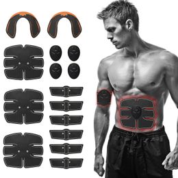 Intégré Fitness Equip 15pcs EMS Stimulateur Musculaire Sans Fil Abdominal Toning Ceinture Toner Body Trainer Pour Abdomen Bras Jambe Unisexe 230617