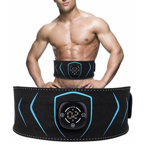 Integrated Fitness Equip Abs Trainer EMS Abdominal Muscle Stimulator Electric Toning Belt USB Recharge Waist Belly Weight Loss Home Gym Equiment 230617