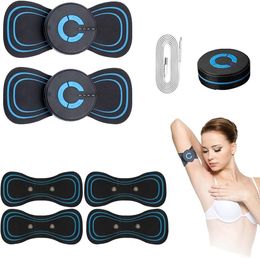 Equipamento de fitness integrado EMS almofada de massagem de drenagem linfática pontos de acupuntura bioelétricos massageador esteira ajustável linfático portátil mini 230617