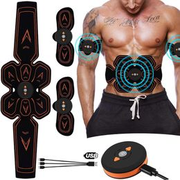 Equipo de fitness integrado EMS Estimulador muscular Abdominal Musculaire Electroestimulación Electro Stimulateur ABS Gimnasio en casa Vientre Brazo Pierna Masaje Carga USB 230617