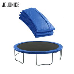 Housse de trampoline intégrée Fitness Equip 6ft 8ft Accessoire à ressort rond Couvre-poteaux en mousse Tapis de protection de remplacement 230616