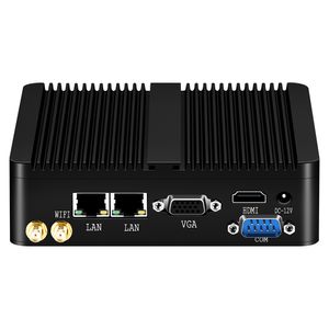 Livraison gratuite mini pc intel celeron J2900 2LAN avec prise en charge 2,0 GHz Windows 10 Win 8 Win 7 Linux ordinateur Minipc