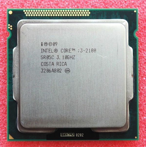 Processeur Intel Core i3 2100 3,1 GHz 3 Mo de cache Dual Core Socket 1155 Qual Core Desktop I3-2100 CPU