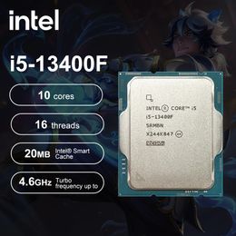Intel Core i513400F i5 3400F 25 GHz 10 cores 16 threads CPU Processor 10NM L320M 65W LGA 1700 Gaming DDR4-processor 240126