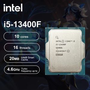 Intel Core i513400F i5 3400F 25 GHz 10 cœurs 16 threads processeur d'unité centrale 10NM L320M 65W LGA 1700 processeur DDR4 de jeu 240123