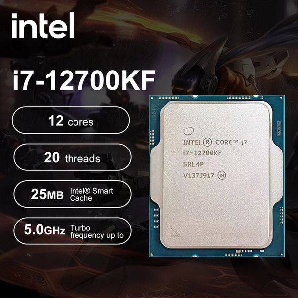Intel Core i7 12700KF 36 GHz 12Core 12Thread 12th CPU procesador 10NM L325M 125W LGA 1700 procesador de juegos 240126