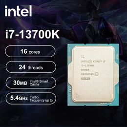 Intel Core i713700K i7 13700K 34 GHz 16Core 24Thread CPU-processor 10NM L330M 125W LGA 1700 Gaming-processor 240126