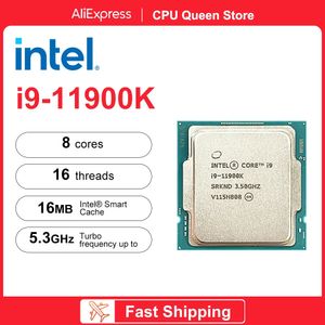 Intel Core i911900K i9 11900K 35 GHz 8Core 16Thread 11e DDR4 CPU-processor 16M 125W LGA 1200 Gaming-processor 240123