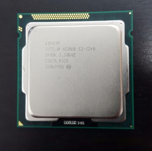 Processeur d'unité centrale Intel Xeon E3-1240 3,3 GHz SR00K Quad-Core 8M Cache LGA 1155 E3 1240