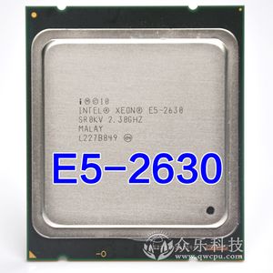 Intel Xeon E5 2630 SR0KV 2.3GHZ 7.2GT / S 15 MB Zes Kern LGA2011 E5-2630 Processore CPU