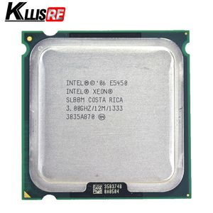 Intel Xeon E5450 Quad Core 3.0 GHz 12 MB SLANQ SLBBM-processor Werkt op LGA 775 Mainboard Geen behoefte Adapter