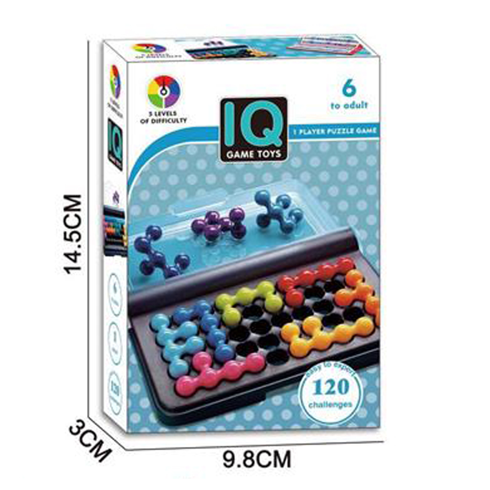 Intelligence Toys 3D Puzzle travel game Smart IQ Games featuring 120 challenges Parent child interaction 5 Levels of difficulty