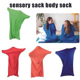 Intelligence jouets Body Sensory Sock Elastic Stretchable Full Seamless Autisme Sac Pour Enfants Adultes Anxiety Party Interact 230711