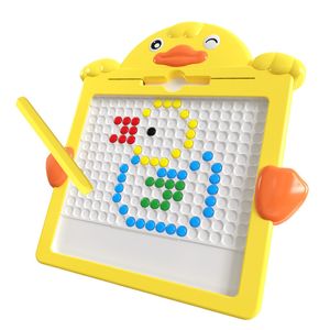 Jouets intelligents bricolage planche à dessin magnétique pour enfants jouets perles magnétiques colorées entraînement moteur fin écriture jeux de société jouets éducatifs pour la petite enfance 230619