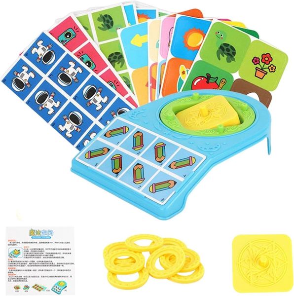 Juguetes de inteligencia Juguetes cognitivos gráficos | Juguete de memoria giratorio con forma, juego de cerebro divertido para entrenamiento de ingenio, habilidades motoras finas Montessori para niños pequeños 230728