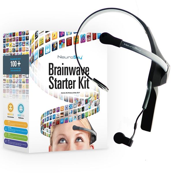 Juguetes de inteligencia Mindwave Mobile 2 EEG Auriculares Brainwave Starter Kit Control mental Dispositivo Brainlink Soporte SDK Desarrollo secundario máquina cerebral 230728