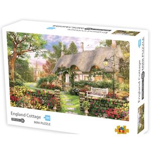 Intelligentie speelgoed Mini 1000 stukjes puzzels voor volwassenen Engeland Cottage Moeilijk dier Beroemd schilderij Papier Jigsaw Games Fidget Toy Groothandel 230710