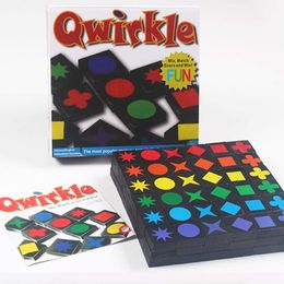 Jouets d'intelligence nouveauté jouets éducatifs Qwirkle échecs en bois parent enfant jeux interactifs pour enfants et adultes 230711