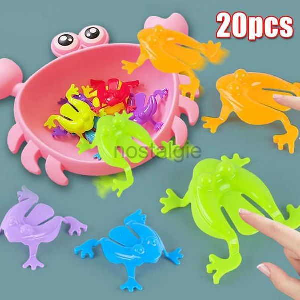 Jouets d'intelligence Jouets de grenouille sauteuse en plastique Puzzle pour enfants Décompression Petit jouet Parent-enfant Jeu interactif Cadeaux gonflables rebondissants 24327