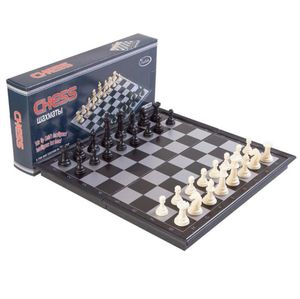 Jouets d'intelligence Portable voyage magnétique jeu d'échecs en plastique plateau jeu d'échecs jeu d'échecs International Durable