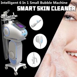Intelligente zuurstofstraal 6 in 1 kleine bel machine gezichtsmachine zuurstofspray injecteren koude hamer porie schoon hydro gezicht diepe reiniging