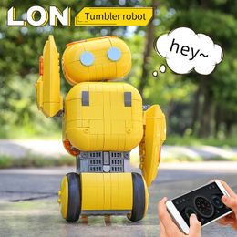 Intelligente schattige robotbouwstenen schieten 13100 gemotoriseerde technische app RC Robots Motor Power Functions Education Toys Children Gifts