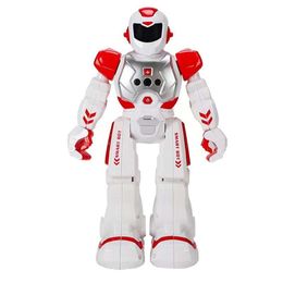 Robot Intelligent d'éducation précoce chantant détection infrarouge danse Combat mécanique Police jouets électriques télécommandés pour enfants