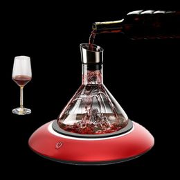 Intelligente elektrische automatische rotatie schudden rode wijnafscheider eenvoudige huishoudelijke karaf commerciële sets betaalbaar 240415