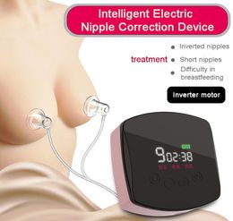 Intelligente elektrische omgekeerde tepelcorrectieapparaat Vibrator Vibrator Zuigen en trekken met concave platte tracti1169299