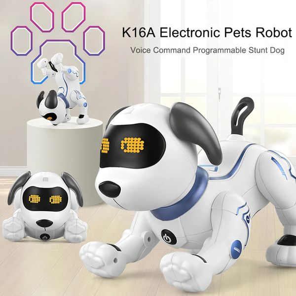 Intelligent Electronic Pet Remote Control Dog Robot Dog Music Dance RC Robot Dog Voice Remote Contrôle Toy Childrens Gift 240517