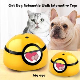 Intelligent Escaping Toy Cat Dog Automatic Walk Interactive Toys for Kids Pets Infrarood Sensor Rabbit Catch Runaway Pet Supplies 210929