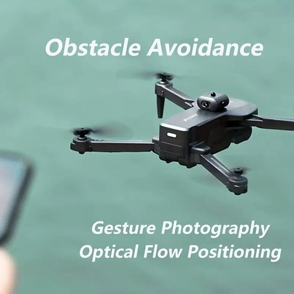 Drone de seguimiento inteligente con cámara ESC dual, evitación de obstáculos con láser, vuelo circundante de 360°, transmisión en tiempo real, vuelo estable, posición de flujo óptico