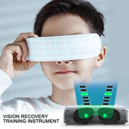 Intelligent Groen Licht Oog Massager Vision Herstel Trainingsinstrument Ems Acupressuur Bescherming Kind Herstellen Bijziendheid 240305