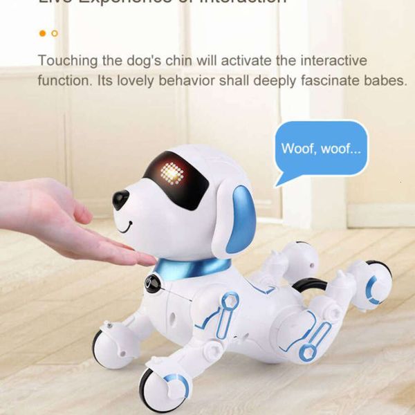 Technologie de programmation intelligente Hine, musique inversée, danse, télécommande pour enfants, jouet électrique, chien