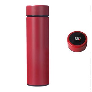 Inteligente de acero inoxidable termo taza botella de agua tapa impermeable pantalla de temperatura vacío portátil pantalla LED sopa café aislamiento tazas vaso JY0023