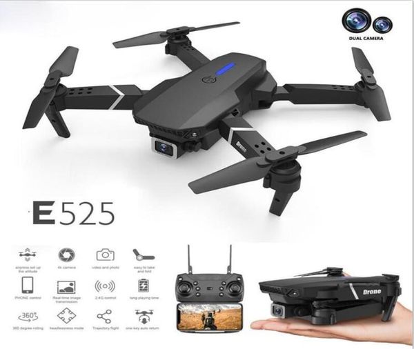 Aeronave UAV inteligente LSE525 Drone 4K HD Duallens Control remoto Mini Drones Wifi 1080p Transmisión en tiempo real FoldA6470006