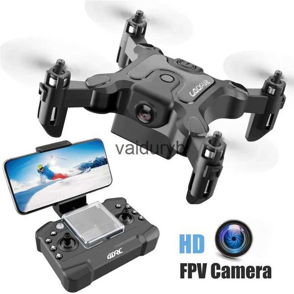 Drones UAV inteligentes Nuevo Mini Drone V2 Camera FPV Altura de presión de aire Mantenedor de cuatro helicópteros RC RC Regalo de juguete H240411