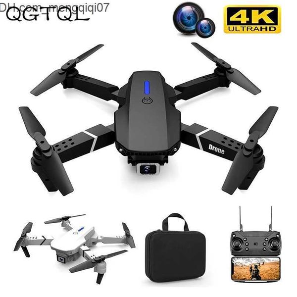 Intelligent Uav E88 Professionnel Mini WIFI HD 4k Drone Avec Mode De Maintien De La Caméra Pliable RC Avion Hélicoptère Pro Dron Jouets Quadcopter Drones 220621 Z230701