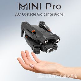 Inteligente Uav H63 Mini RC Drone Com Câmera Dupla 4K HD Wifi Fpv Pography Dobrável Quadcopter Fluxo Óptico Profissional Selife Drones Brinquedos 230803