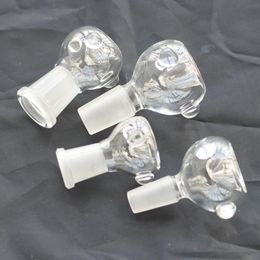 Intensification Verre Bong Bol pour Verre Bong barboteur Cendrier adaptateur déroulant Verre fumer Bol mâle femelle joint 14mm 18mm