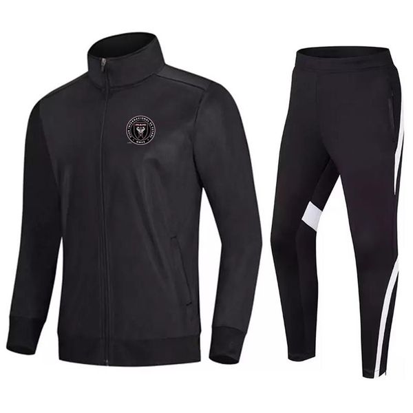 Inter Miami CF Chándales para hombres Ropa de fútbol Uniforme Chaqueta de fútbol Ropa deportiva Entrenamiento deportivo de secado rápido Correr baloncesto w2677