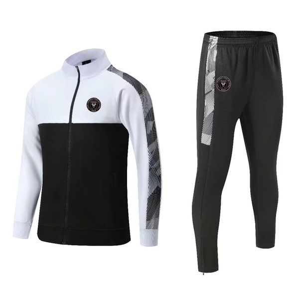 Chándales Inter Miami CF para hombre, ropa cálida para deportes al aire libre, sudadera informal, traje deportivo de manga larga con cremallera completa