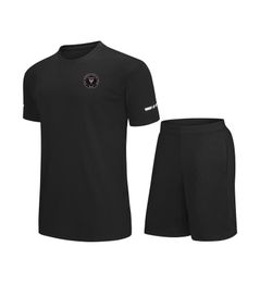 Inter Miami CF – survêtement de loisirs pour hommes et enfants, maillot à manches courtes, séchage rapide, chemise de sport de plein air