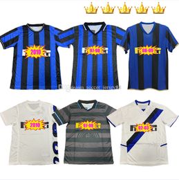 Camisetas de fútbol retro 2002 2003 2008 2009 1997 1998 2010 02 03 08 09 10 97 98 Recoba Zamorano Zanetti Ibrahimovic Figo vintage Maillot camiseta de futebol