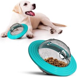 Jouets interactifs pour chiens, boule de friandises IQ, distribution de nourriture, Puzzle pour chiens de petite et moyenne taille, jouant à la chasse à mâcher, bleu H02262c