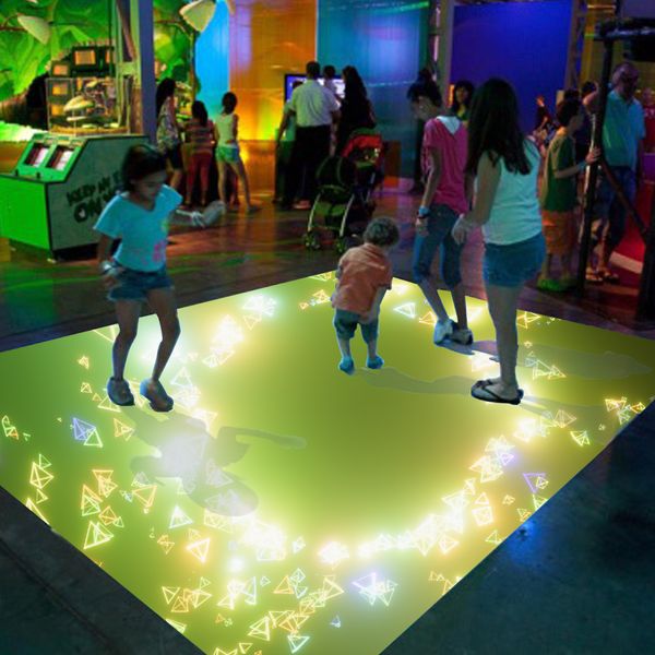 pizarra interactiva proyección de piso de alta precisión de 2 mm pared interactiva convierta cualquier pared LCD LED en una pantalla táctil con 28 efectos juegos de piscina de bolas para niños