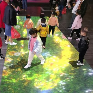 Interactieve whiteboard Touch Touch Floor Projection Interactive Wall Smashing Balls Games voor indoor advertising game Dance Exhibition 28 Effecten